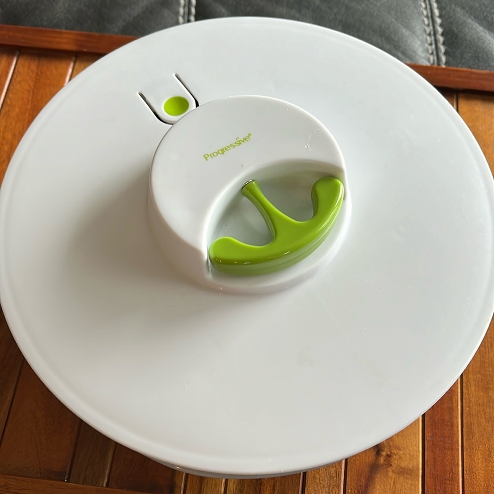 Progressive salad spinner.​